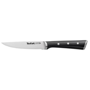 Tefal - Steakmesser aus Edelstahl ICE FORCE 11 cm Chrom/schwarz