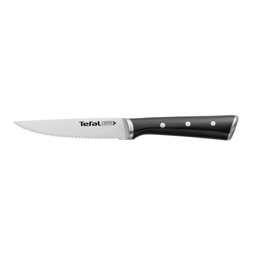 Tefal - Steakmesser aus Edelstahl ICE FORCE 11 cm Chrom/schwarz