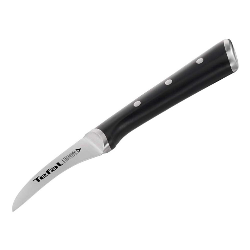 Tefal - Tranchiermesser aus rostfreiem Stahl ICE FORCE 7 cm Chrom/schwarz