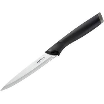 Tefal - Universalmesser aus Edelstahl COMFORT 12 cm Chrom/schwarz