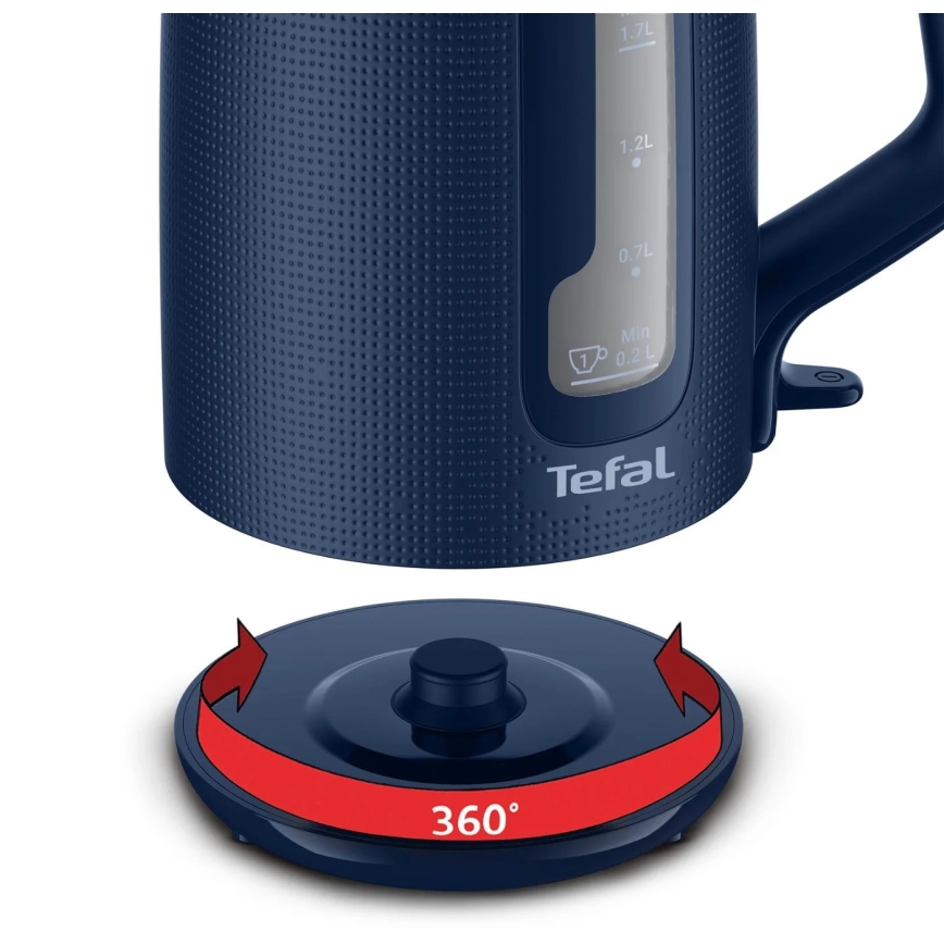 Tefal - Wasserkocher MORNING 1,7 l 2400W/230V blau