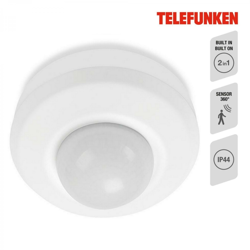 Telefunken 314706TF - Bewegungssensor für den Außenbereich 360° IP44 weiß