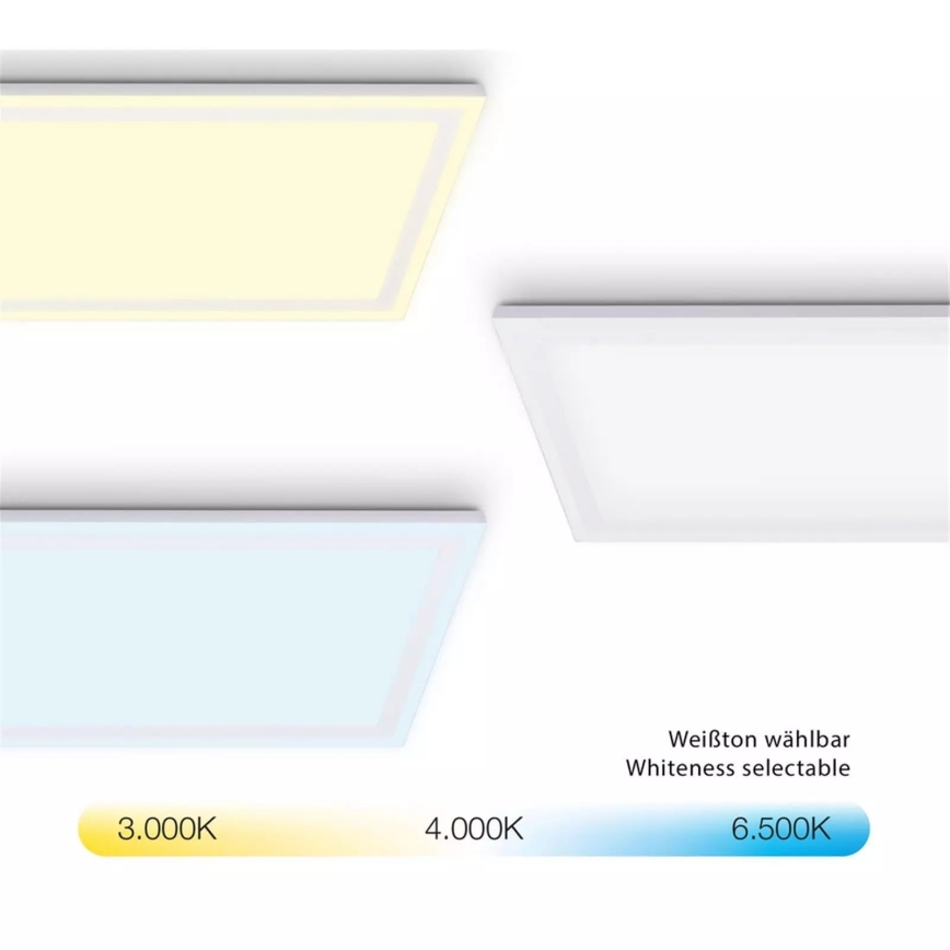 Telefunken 321706TF - Dimmbares LED-RGB-Panel LED/24W/230V 3000-6500K + Fernbedienung