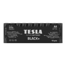 Tesla Batteries - 10 Stk. Alkalibatterie AA BLACK+ 1,5V 2800 mAh