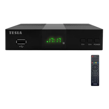 TESLA Electronics - DVB-T2 H.265 (HEVC) Receiver 2xAAA + Fernbedienung