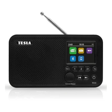 TESLA Electronics - Radio DAB + FM 5W/1800 mAh schwarz