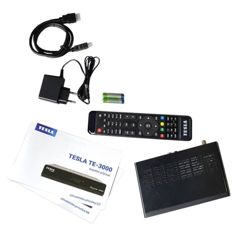 TESLA Electronics - Satelliten-Receiver 2xAAA + Fernbedienung