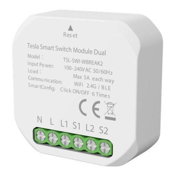 TESLA Smart - Intelligentes Relais 1200W/230V Wi-Fi