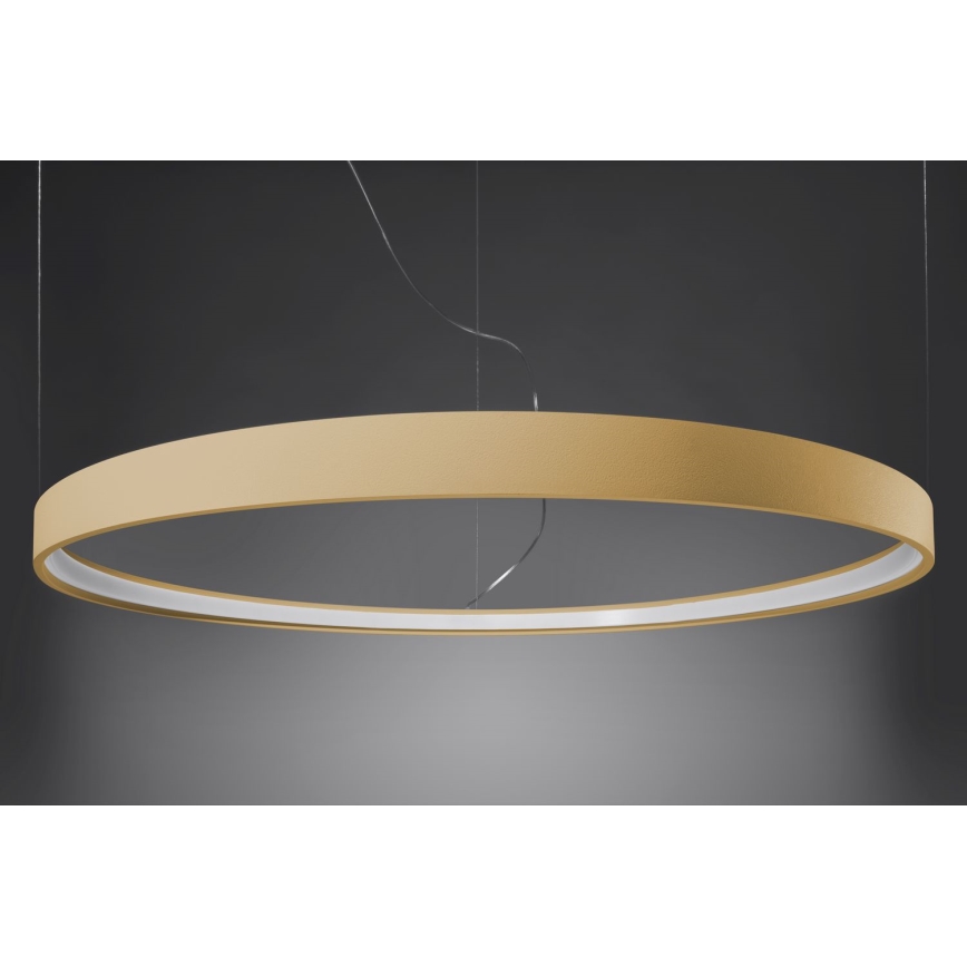 Thoro TH.216 - LED-Hängeleuchte an Schnur RIO LED/30W/230V CRI90 3000K d 55 cm golden