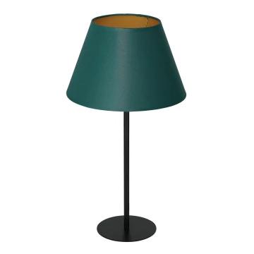 Tischlampe ARDEN 1xE27/60W/230V Durchmesser 30 cm grün/golden