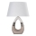 Tischlampe ROMANO 1xE27/60W/230V weiß/beige