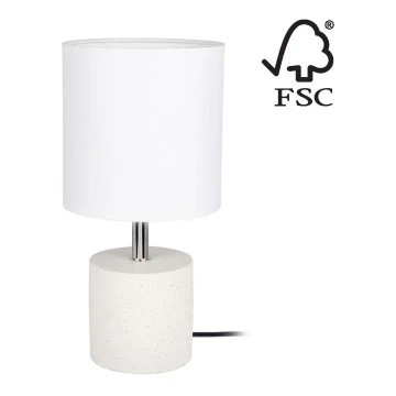 Tischlampe STRONG ROUND 1xE27/25W/230V – FSC-zertifiziert