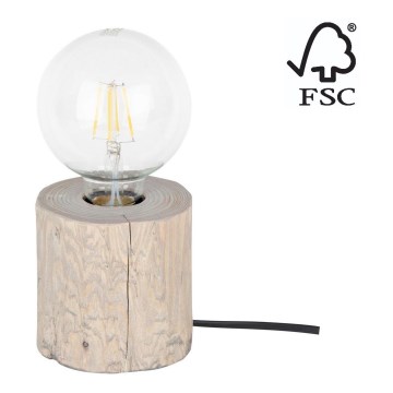 Tischlampe TRABO 1xE27/25W/230V – FSC-zertifiziert