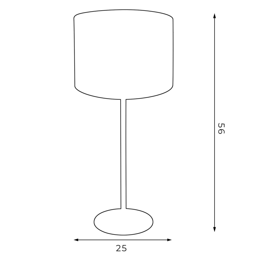 Tischleuchte ARDEN 1xE27/60W/230V d 25 cm grün/golden