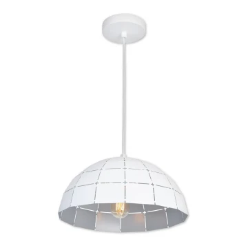 Top Light Apolo 40B - Hängeleuchte an Schnur APOLO 1xE27/40W/230V weiß/silbern