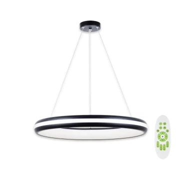 Top Light - Dimmbare LED-Hängeleuchte an Schnur FUTURA LED/60W/230V schwarz + Fernbedienung