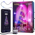 Twinkly - Dimmbare LED-RGB-Weihnachtslichterkette CANDIES 100xLED 8 m USB Wi-Fi