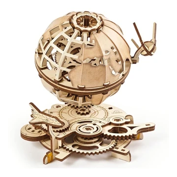 Ugears - Mechanisches 3D-Holzpuzzle Globus