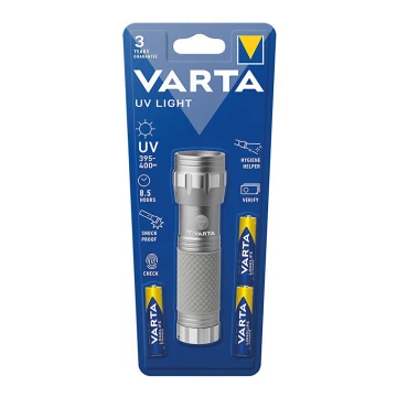 Varta 15638101421 - LED-Taschenlampe UV LIGHT UV/3xAAA