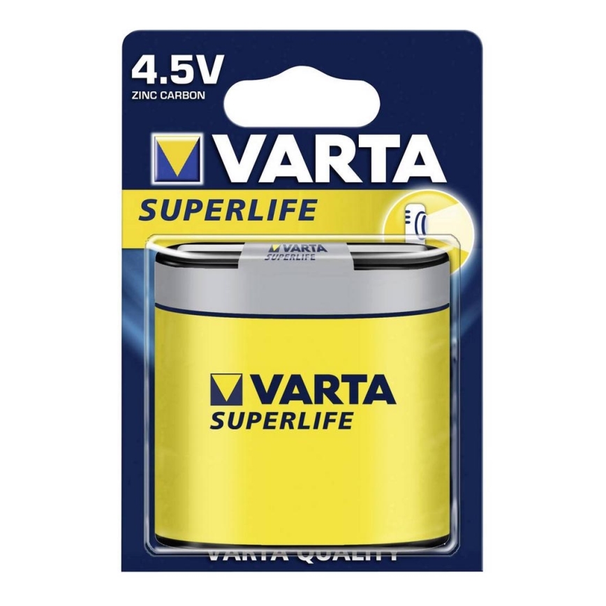 Varta 2012 - 1 St Zink-Kohle-Batterie SUPERLIFE 4,5V