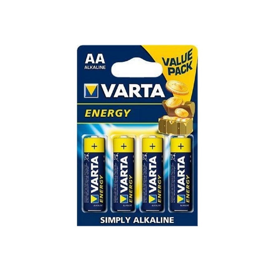 Varta 4106 - 4 St Alkalibatterie ENERGY AA 1,5V