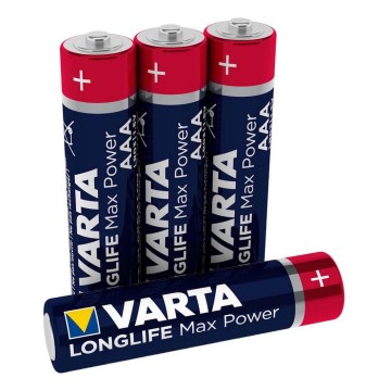 Varta 4703101404 - 4 Stk Alkalibatterie LONGLIFE AAA 1,5V