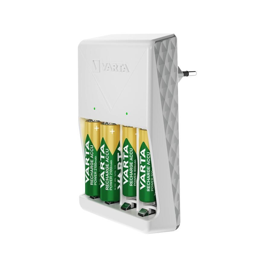 Varta 57657101451 - Batterieladegerät 4xAA/AAA 2100mAh 230V