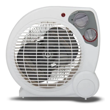 Ventilator mit Heizelement ZEFIR 1000/2000W/230V weiß