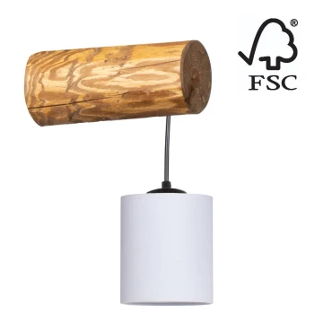 Wandlampe FORESTA 1xE27/25W/230V Kiefer – FSC-zertifiziert