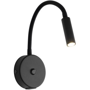 Wandleuchte mit USB-Port LAGOS 1xG9/6W/5V schwarz