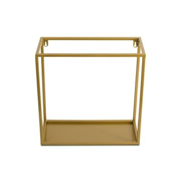 Wandregal 35x35 cm gold