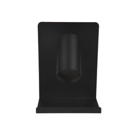 Wandstrahler mit Ablagefläche und USB-Ladegerät 1xGU10/35W/230V schwarz