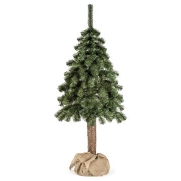 Weihnachtsbaum auf einem Baumstamm NATURAL 150 cm Tanne