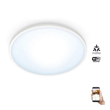WiZ - LED Dimmbare Deckenleuchte SUPERSLIM LED/14W/230V 2700-6500K Wi-Fi weiß