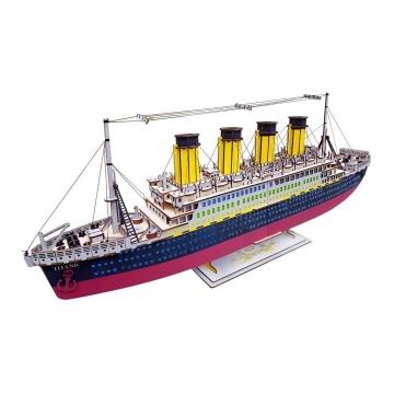 Woodcraft - 3D-Holzpuzzle Titanic