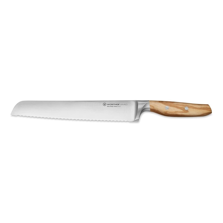 Wüsthof - Küchenbrotmesser AMICI 23 cm Olivenholz