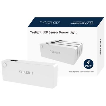 Yeelight - SET 4x LED-Möbelbeleuchtung mit Sensor LED/0,15W/5V 2700K