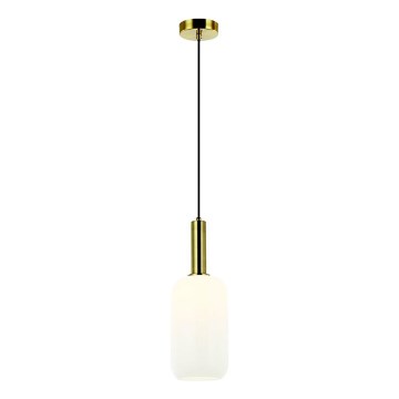 Zambelis 22070 - Hängeleuchte an Schnur 1xE27/40W/230V d 15 cm golden