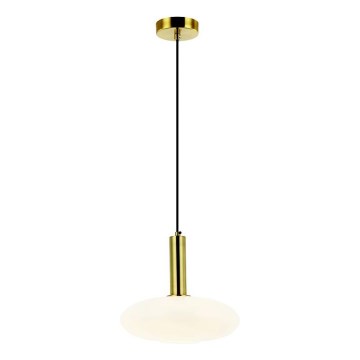 Zambelis 22072 - Hängeleuchte an Schnur 1xE27/40W/230V d 30 cm golden