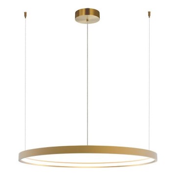 Zambelis 23032 - Dimmbare LED-Hängeleuchte an Schnur LED/28W/230V 3000K d 60 cm golden