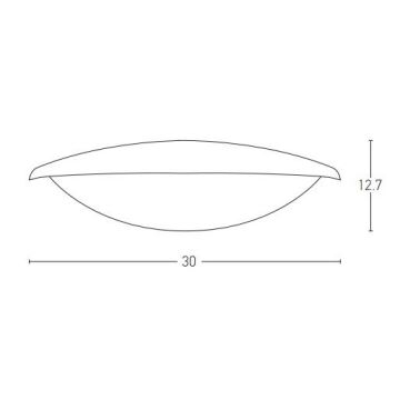 Zambelis E115 - LED-Wandleuchte für Außenbereiche LED/6W/230V IP54 anthrazit