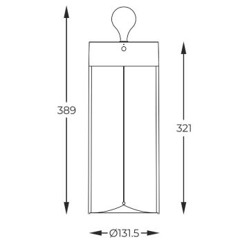 Zuma Line - Dimm- und aufladbare LED-Tischleuchte LED/1,2W/230V grau IP54