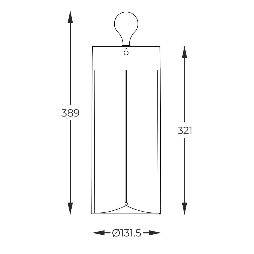 Zuma Line - Dimm- und aufladbare LED-Tischleuchte LED/1,2W/230V grau IP54