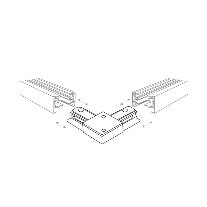 Zuma Line - Strahler für Schienensystem 8xGU10/10W/230V weiß + Schienenzubehör