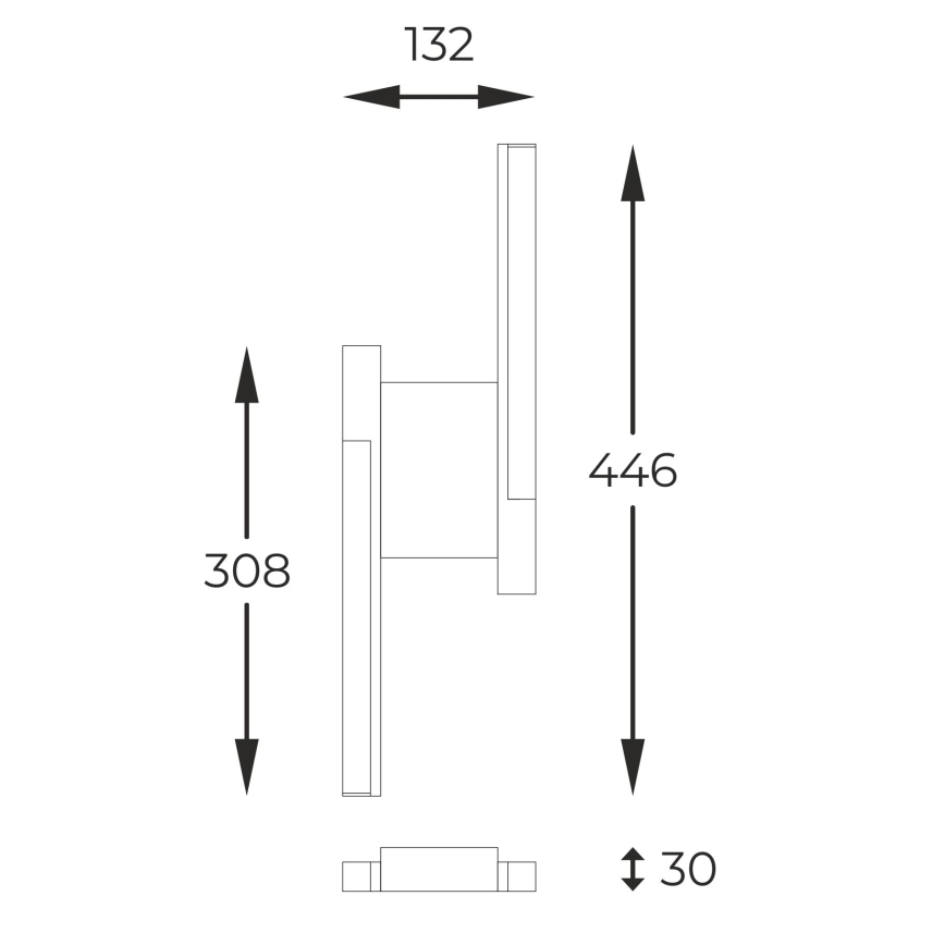 Zuma Line - Dimmbare LED-Wandleuchte LED/11W/230V