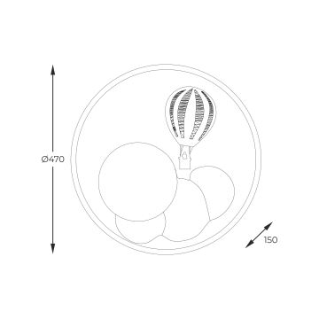 Zuma Line - Dimmbare LED-Deckenleuchte für Kinder LED/42W/230V 3000/5700K rosa