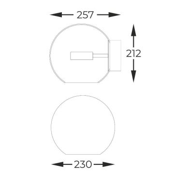 Zuma Line - LED-Wandleuchte LED/5W/230V silbern