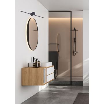 Zuma Line - LED-Spiegelbeleuchtung für Badezimmer LED/6W/230V 40 cm IP44 schwarz